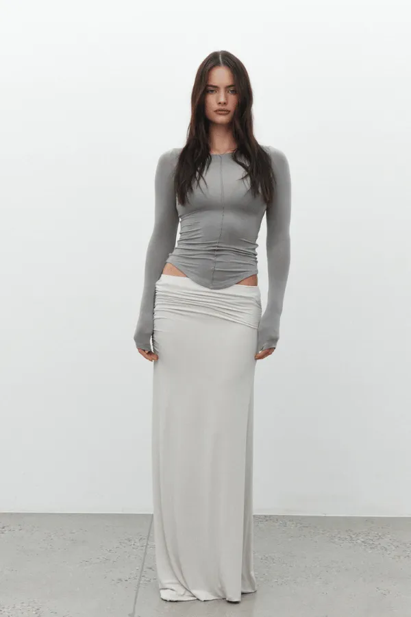Anisa Top Dove Grey