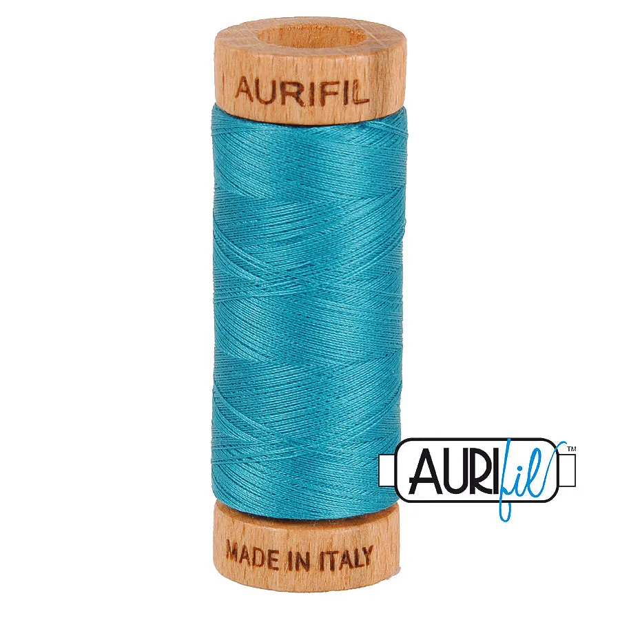 Aurifil 80wt Cotton Thread - Individual Cool Color Options