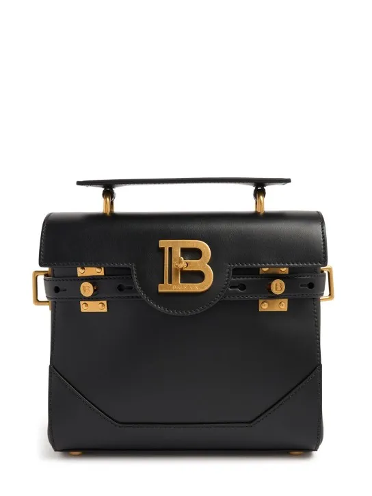 Balmain   Bbuzz 23 smooth leather top handle bag 