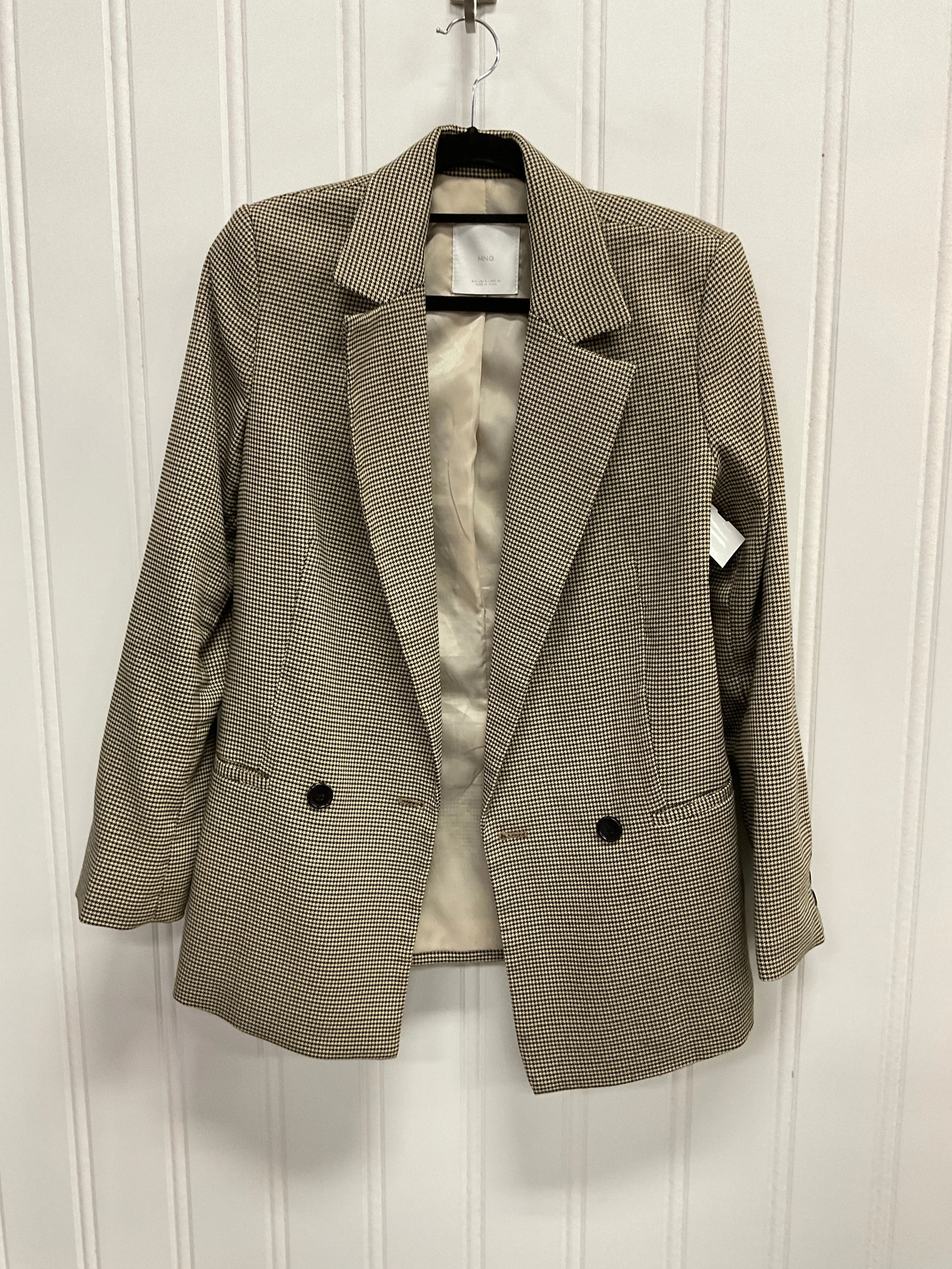 Blazer By Mng In Black & Tan, Size:S