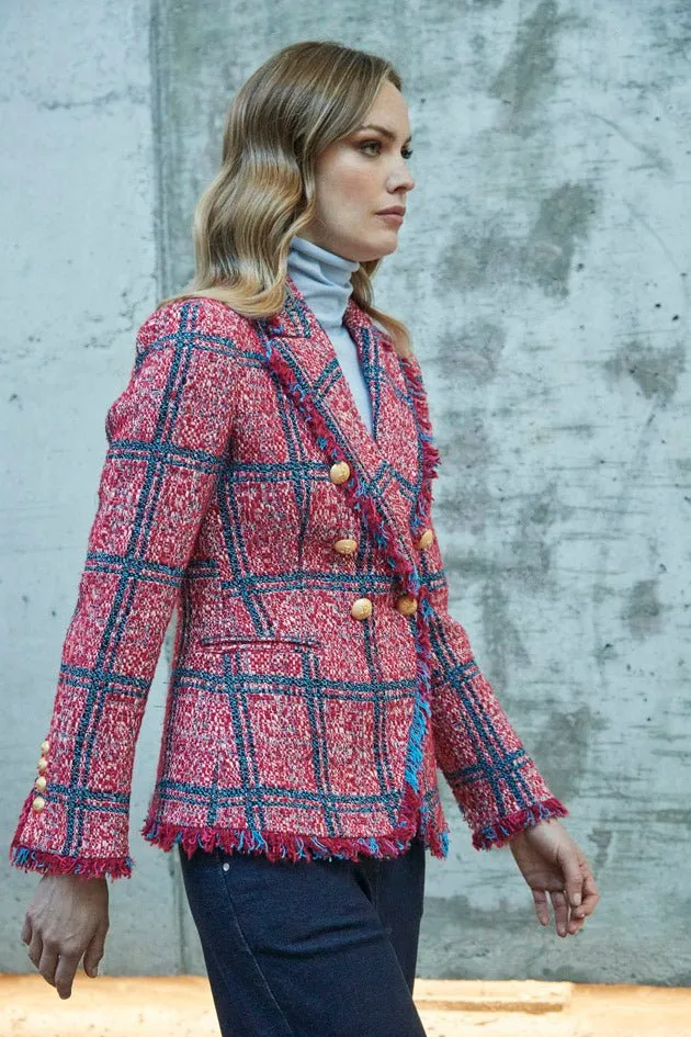 BLAZER TWEED DESFLECADA DANTE