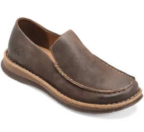 Born Men's Baylor Taupe Suede Leather Slip On Casual Shoes BM0009917