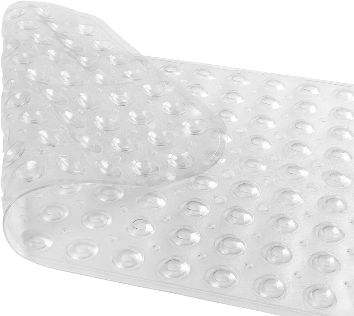 Extra long Clear Vinyl Anti-Bacterial Non-Slip Bathtub Mat