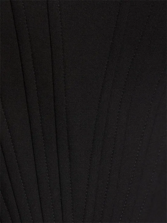 Giuseppe Di Morabito   Stretch wool bustier top 