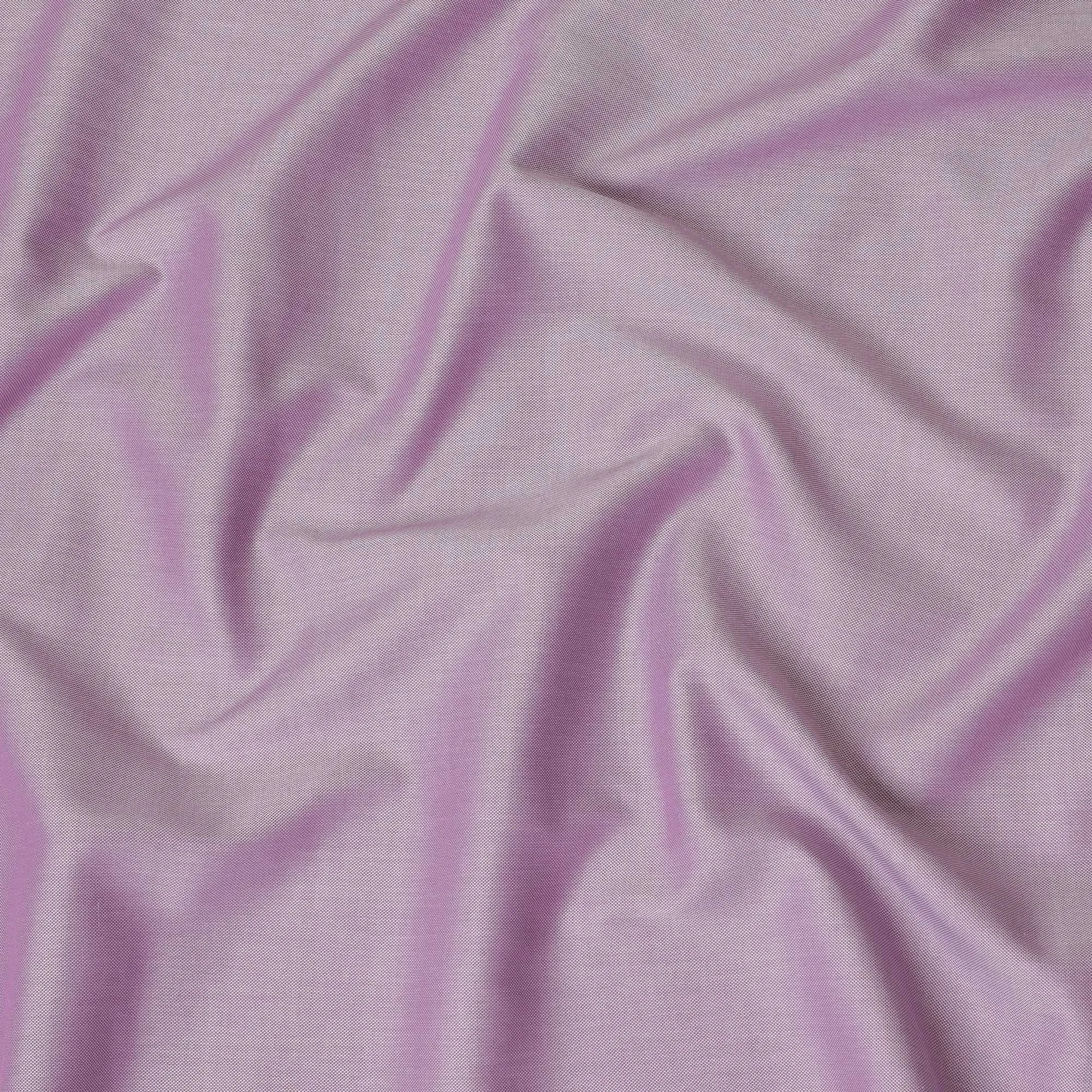 Light mauve Premium pure Swiss 100% cotton shirting fabric in self design-D16624