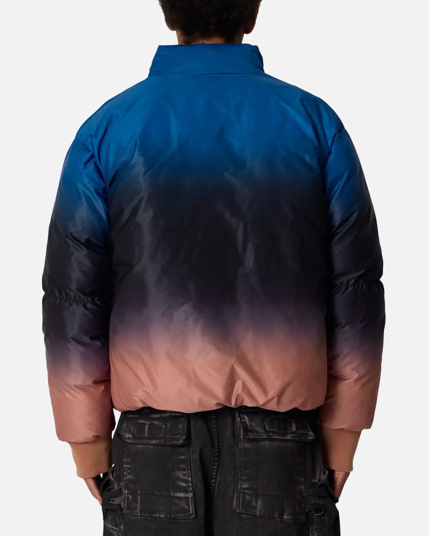 MNML Jupiter Ombre Puffer Jacket Blue/Pink
