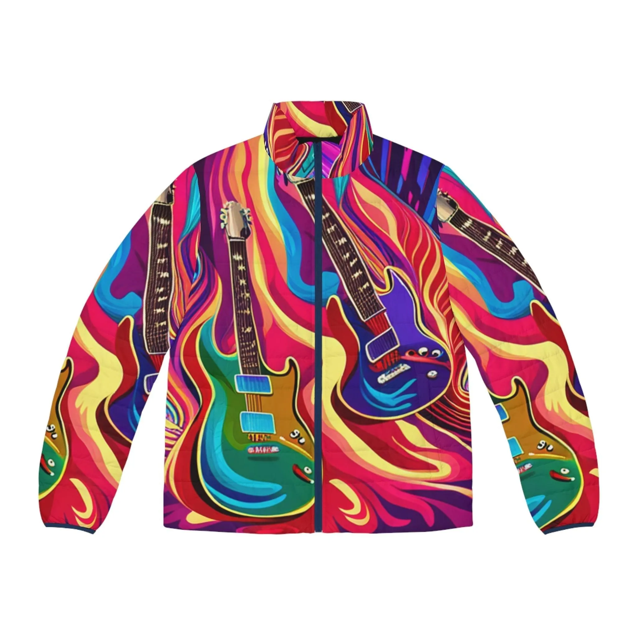 Psychedelic Things Men's Puffer Jacket