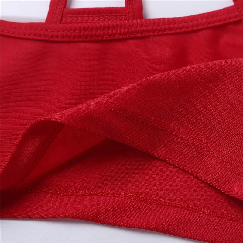 Racer Crop Top