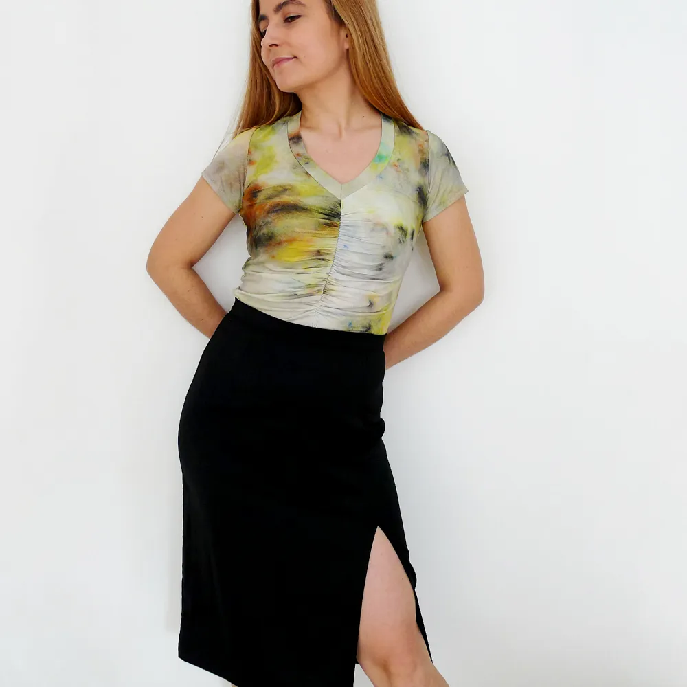 Rouched T-Shirt Sewing Pattern N.88