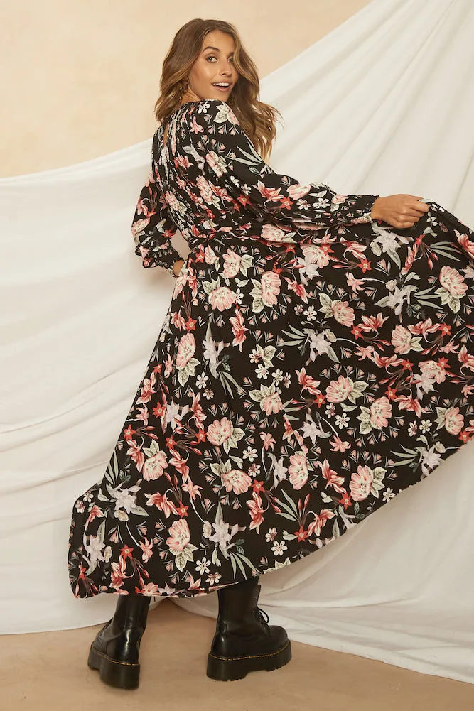 Scorpion Tattoo Maxi Dress